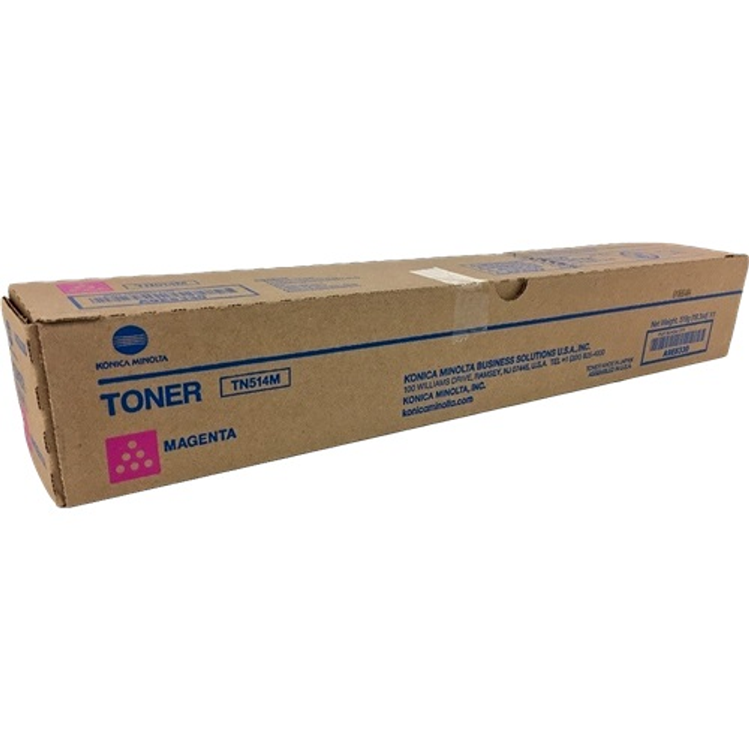Konica Minolta TN514 Magenta Cartucho de Toner Original - A9E8350/TN514M 1
