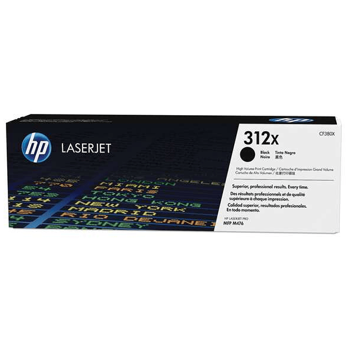 HP CF380X Negro Cartucho de Toner Original - 312X 1