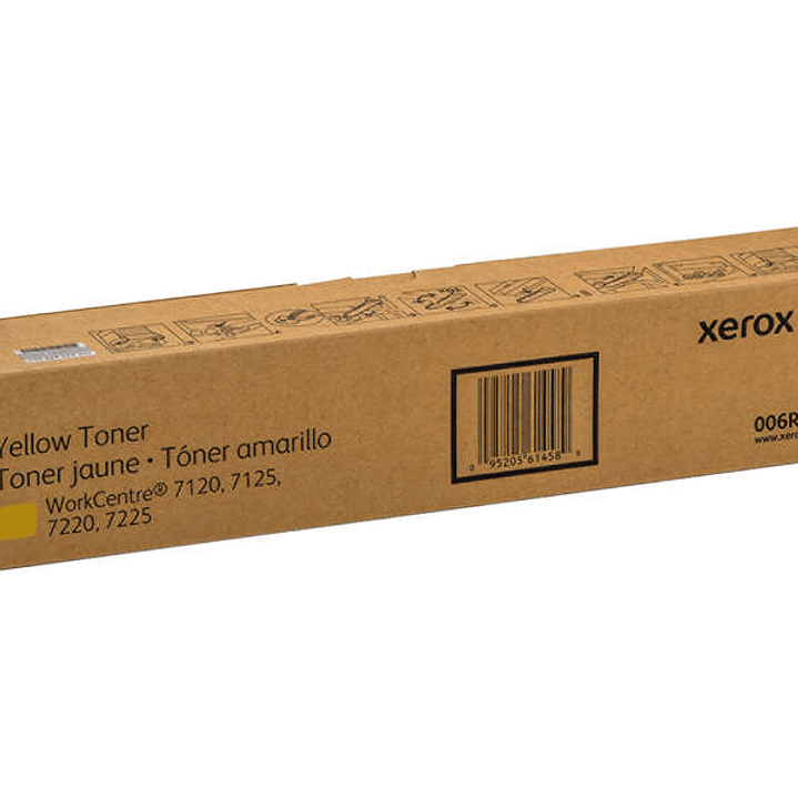 Xerox WorkCentre 7120/7125/7220/7225 Amarillo Cartucho de Toner Original - 006R01458 1