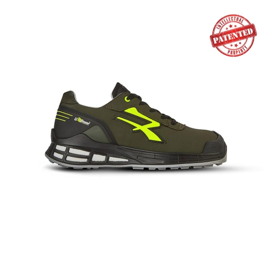 Upower Ermes S ESD Calzado de Seguridad Moderno - Talla 44 - Microfibra Efecto Nobuk Hidrofugo, Puntera AirToe Aluminium, Plantilla Anatomica Antibact 1