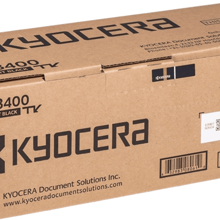 Kyocera TK3400 Negro Cartucho de Toner Original - 1T0C0Y0NL0 1