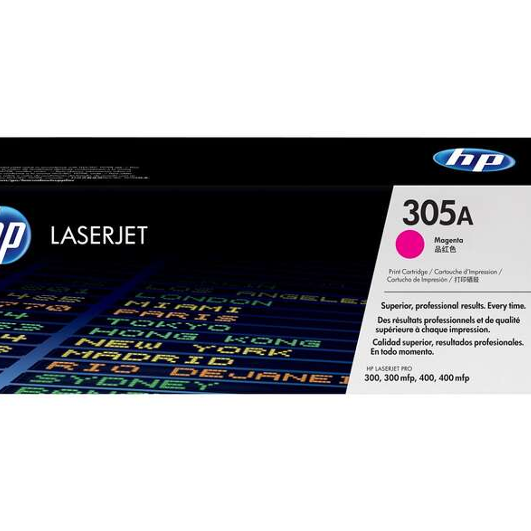 HP CE413A Magenta Cartucho de Toner Original - 305A 1