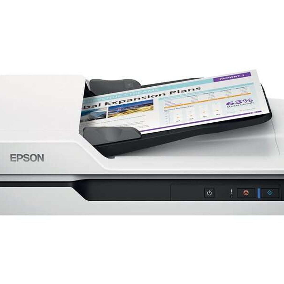 Epson WorkForce DS-1630 Escaner Documental A4 Duplex 1200dpi - Velocidad de Escaneo 25ppm 1