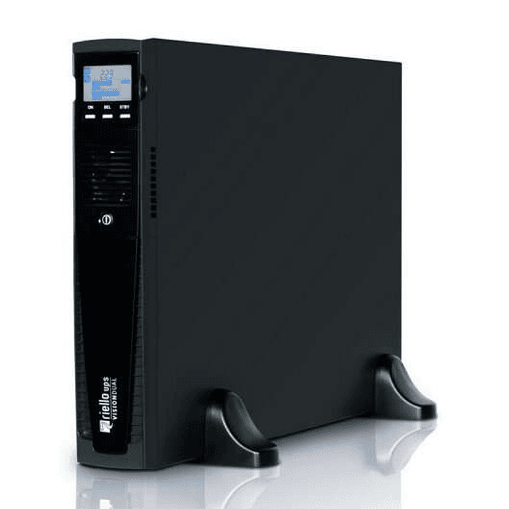 Riello Vision Dual SAI 2200VA 1980W - 10` Line Interactive 8x IEC 320, 1x C19, USB 2.0, RS-232 1