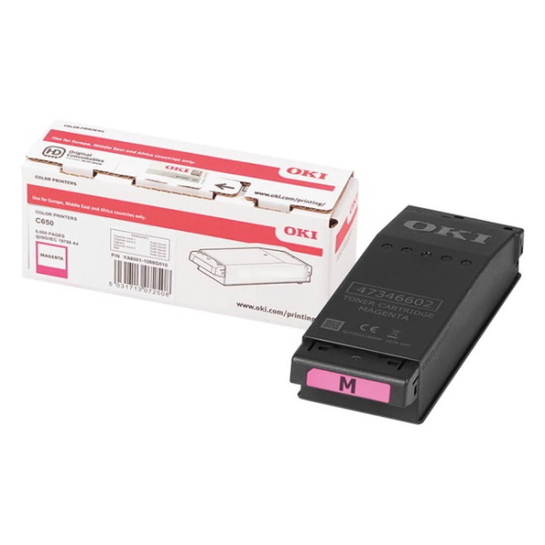 OKI C650 Magenta Cartucho de Toner Original - 9006128 1