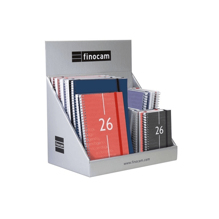 Finocam Pack de 25 Agendas Surtidas en Catalan - Anual 2026 - Semana Vista - Color Surtidos 1