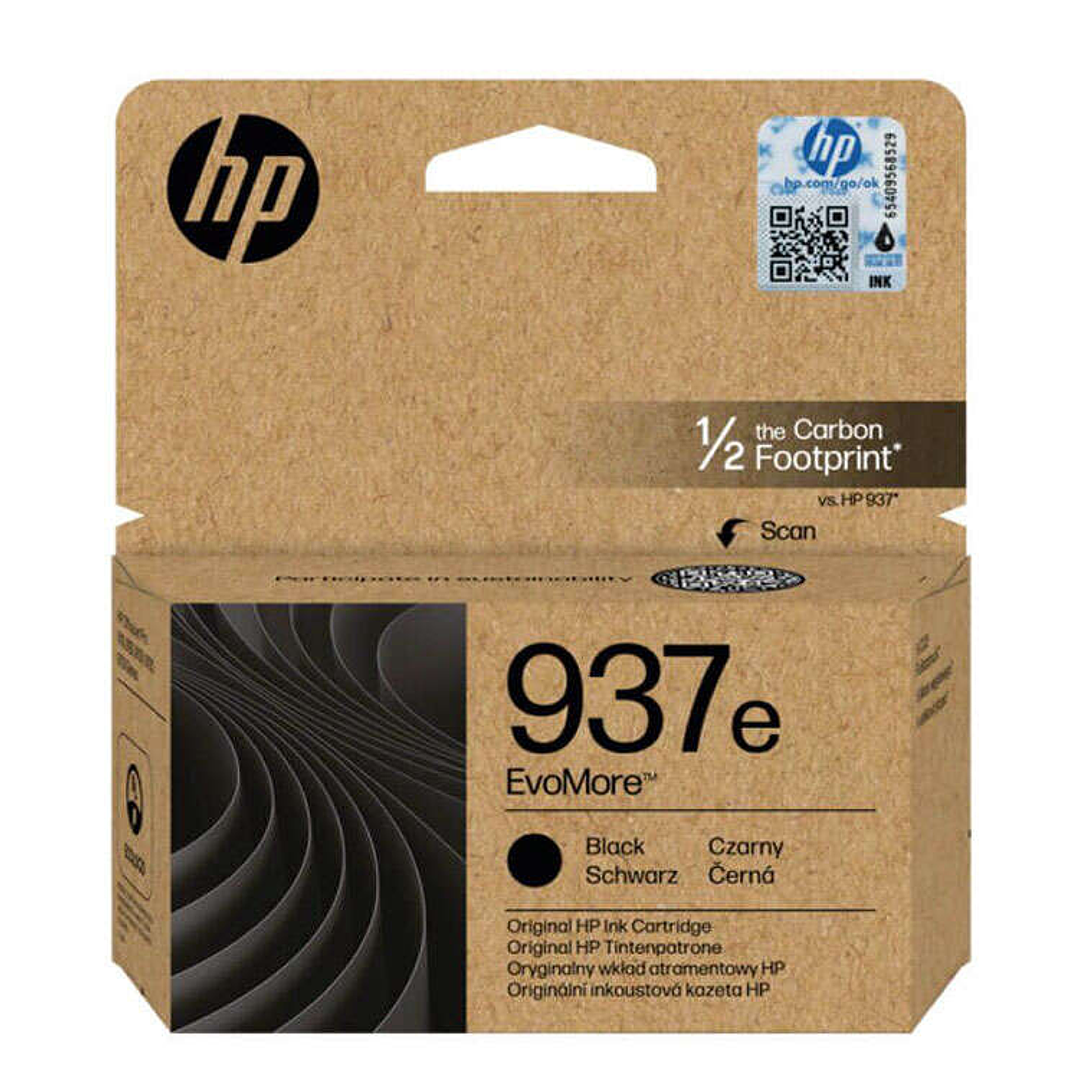 HP 937e XL Negro Cartucho de Tinta Original - 4S6W9NE 1