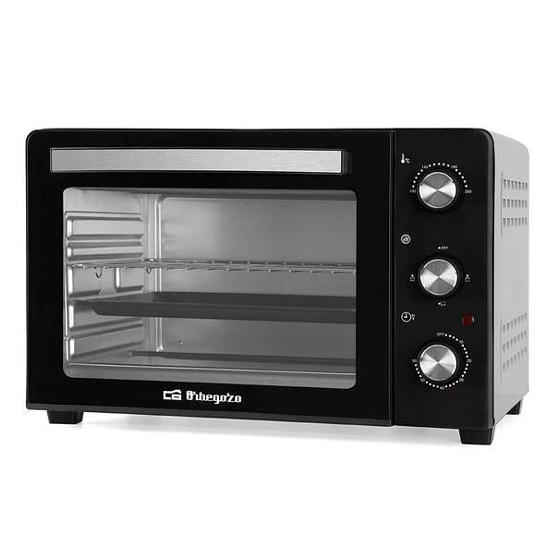 Orbegozo HO 300 Horno Electrico Multifuncion - Potente y Versatil para Asar y Hornear - Capacidad de 30 Litros - Sistema de Calor Superior E Inferior  1