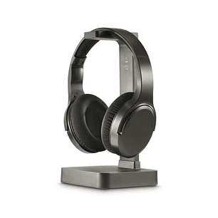 Hama Auriculares Supraaurales con Microfono Omnidireccional - Bluetooth - 2.4GHz - Diadema Ajustable - Color Negro