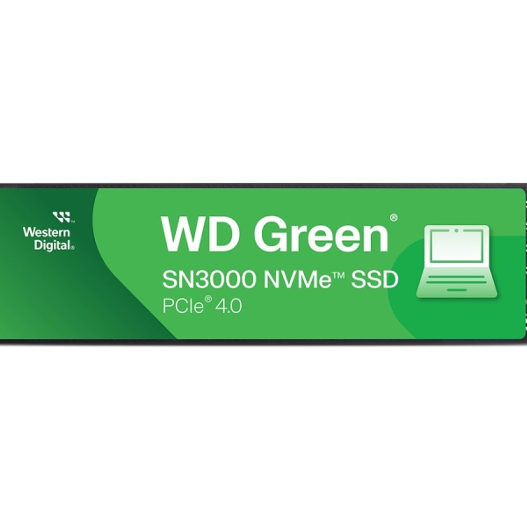 WD Green SN3000 Disco Duro Sólida 500 GB - PCIe 4.0 x4 (NVMe) 1