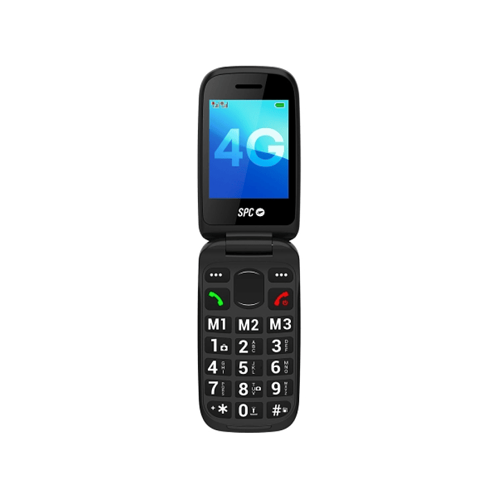 SPC Harmony 2 4G Telefono Movil para Mayores - Teclas Grandes - Radio FM- Boton de SOS - 3 Memorias Directas - Linterna - Base de Carga Incluida - Col 1