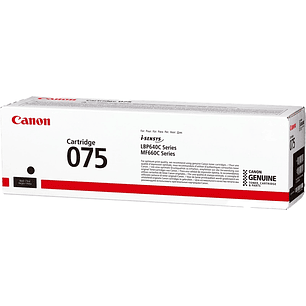 Canon 075 Negro Cartucho de Toner Original - 6365C002