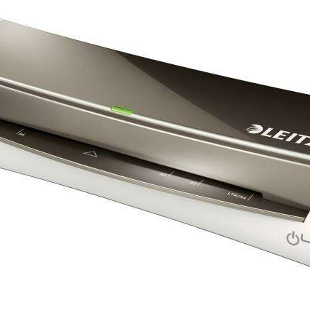 Leitz ILam Home Office A4 Plastificadora A4 - Para Grosores de 80 a 125 micras - Calentamiento en 3min - Velocidad 310 mm/min - Tiempo Aprox. A4 80 mi 1