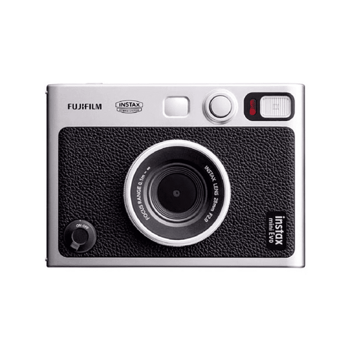 Fujifilm Instax Mini EVO Camara Instantanea Hibrida - Tamaño de Imagen 62x46mm - Exposicion Automatica  - Color Negro 1