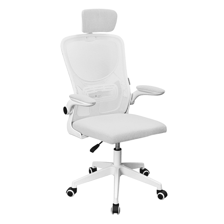 Mars Gaming MGC-ERGOPLUS Silla de Oficina Ergonomica - Reposacabezas, Soporte Lumbar y Reposabrazos Ajustable - Malla Transpirable - Asiento de Espuma 1