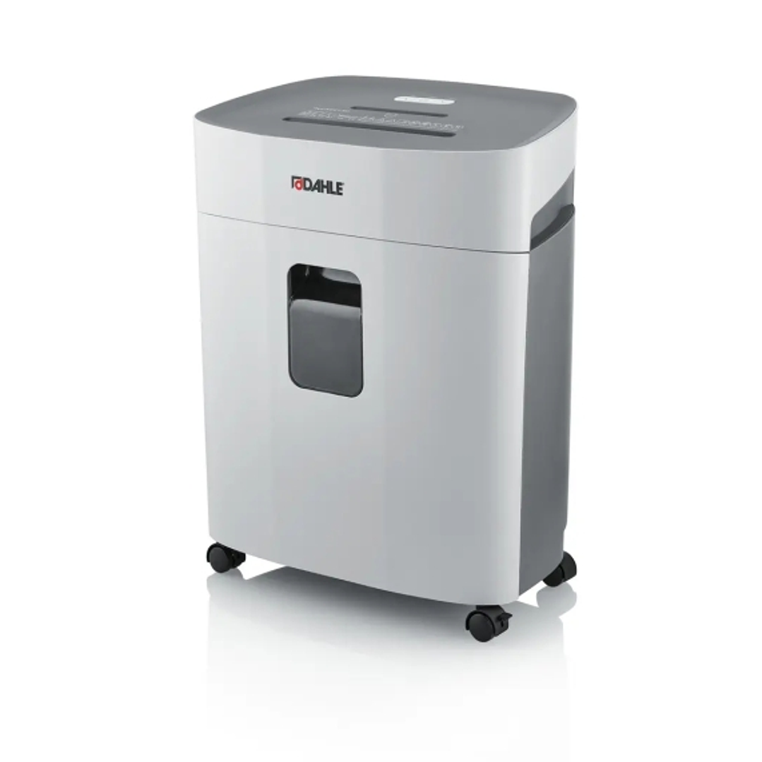 Dahle PaperSAFE 260 Destructora de Papel Manual Corte en Particulas P-4 - Destruye hasta 12 Hojas - Papelera de 25L - Con Ruedas - Apta para Papel, Ta 1
