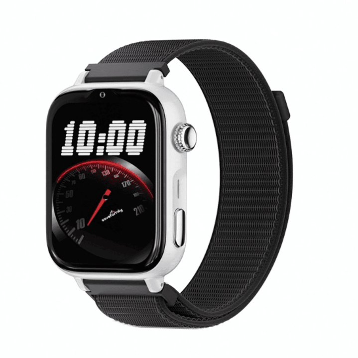 Savefamily Reloj Inteligente Infantil SaveWatch Plus 2 - Pantalla Amoled - Carcasa Blanca - Correa Tela Negra 1