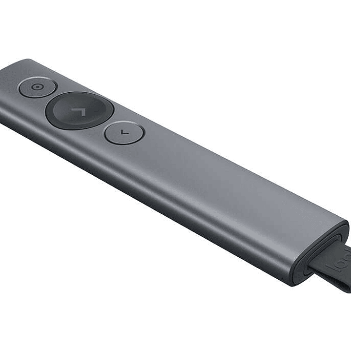 Logitech Spotlight Presentador Inalambrico - Radio de Accion 30m - Vibracion - Color Acero 1