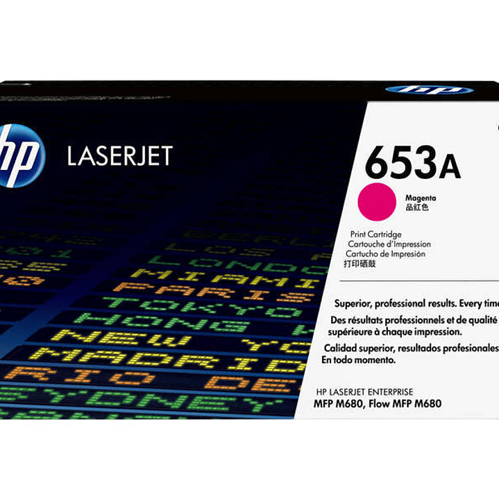 HP CF323A Magenta Cartucho de Toner Original - 653A 1