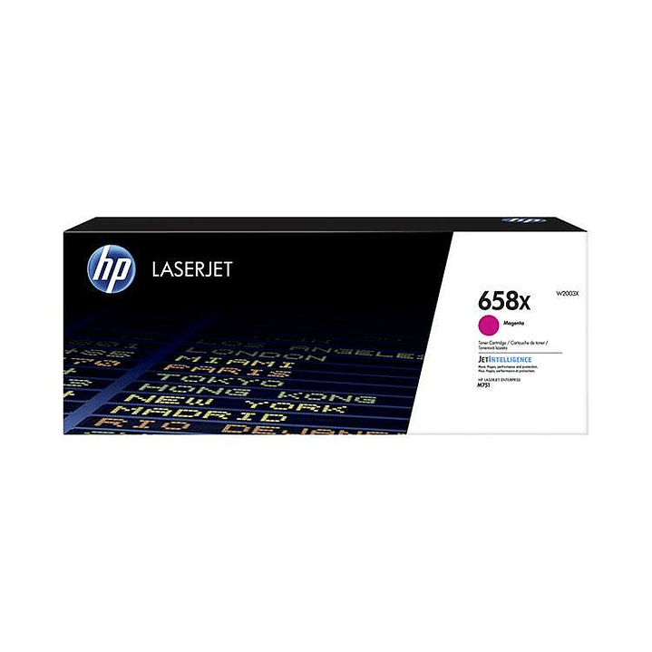 HP W2003X Magenta Cartucho de Toner Original - 658X 1