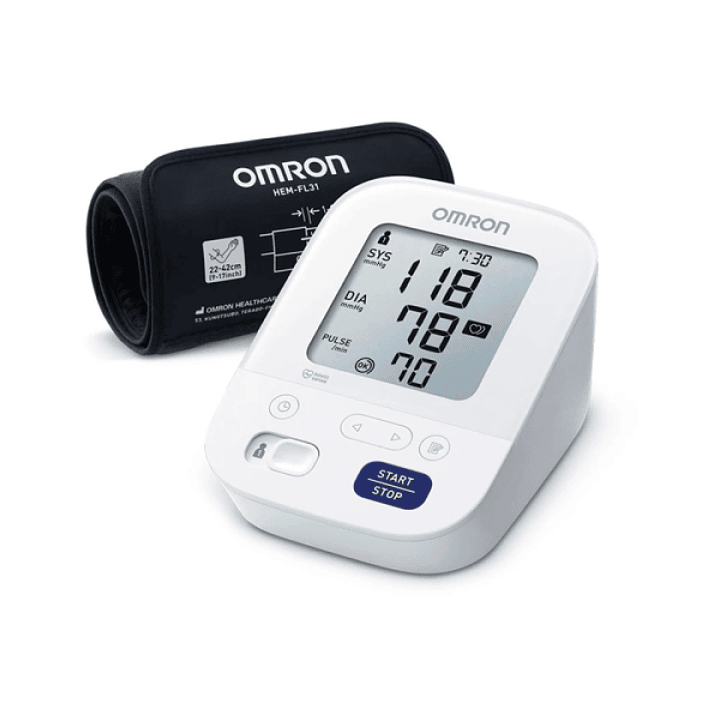 Omron M3 Comfort Tensiometro de Brazo - Deteccion Latido Arritmico - Intellisense - Validacion Clinica - Memoria 2 Usuarios y 60 Lecturas - Color Blan 1