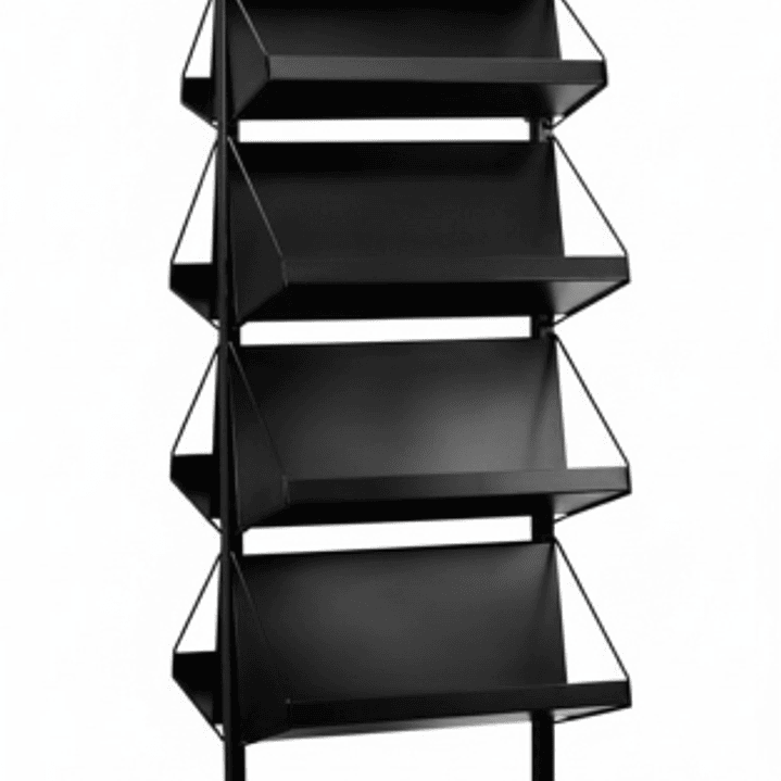 Finocam Expositor Vacio de Pie Metalico para Agendas - 4 ruedas - Color Surtidos 1