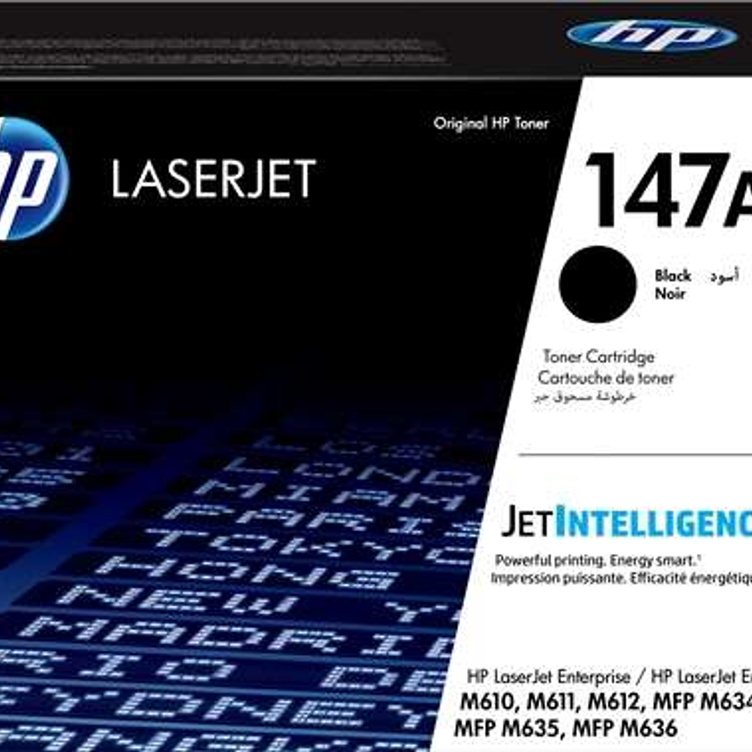 HP W1470A Negro Cartucho de Toner Original - 147A 1