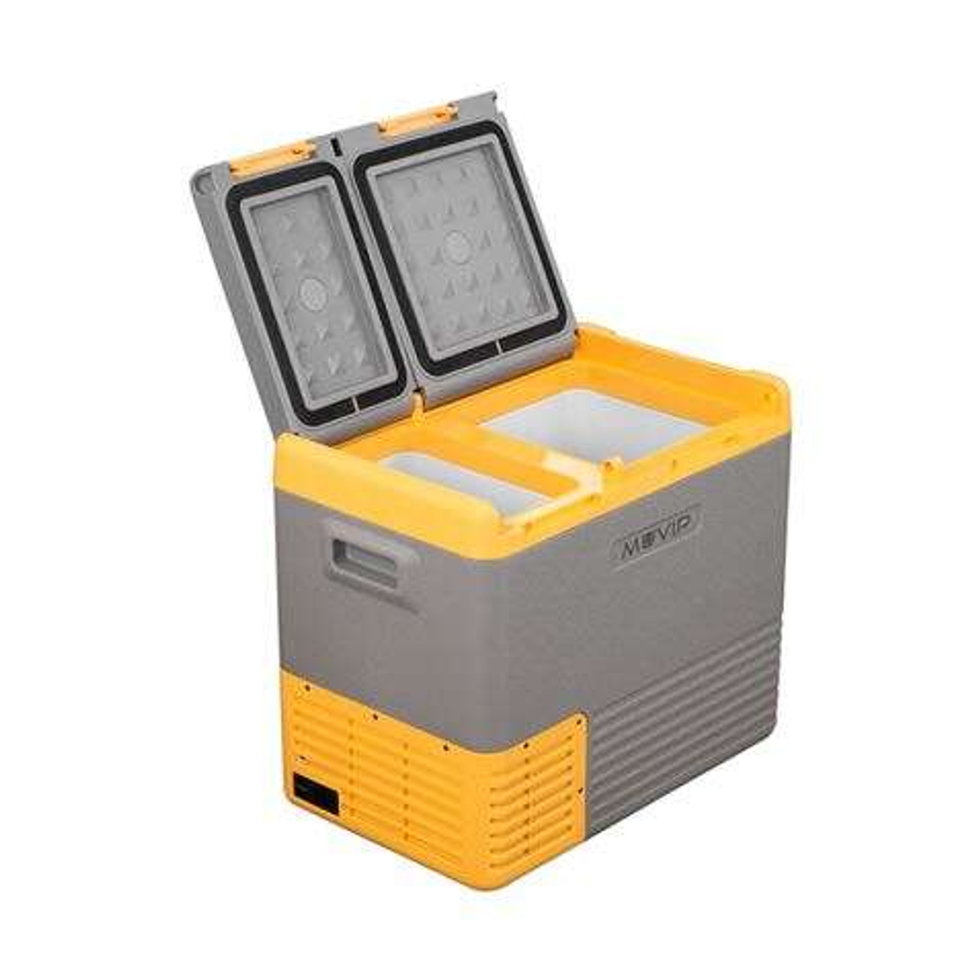 Muvip Nevera Portatil con Compresor 40 Litros Doble Zona - Asas de Transporte - Compresor Silencioso - Color Gris 1