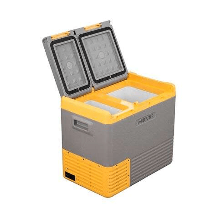 Muvip Nevera Portatil con Compresor 40 Litros Doble Zona - Asas de Transporte - Compresor Silencioso - Color Gris 1