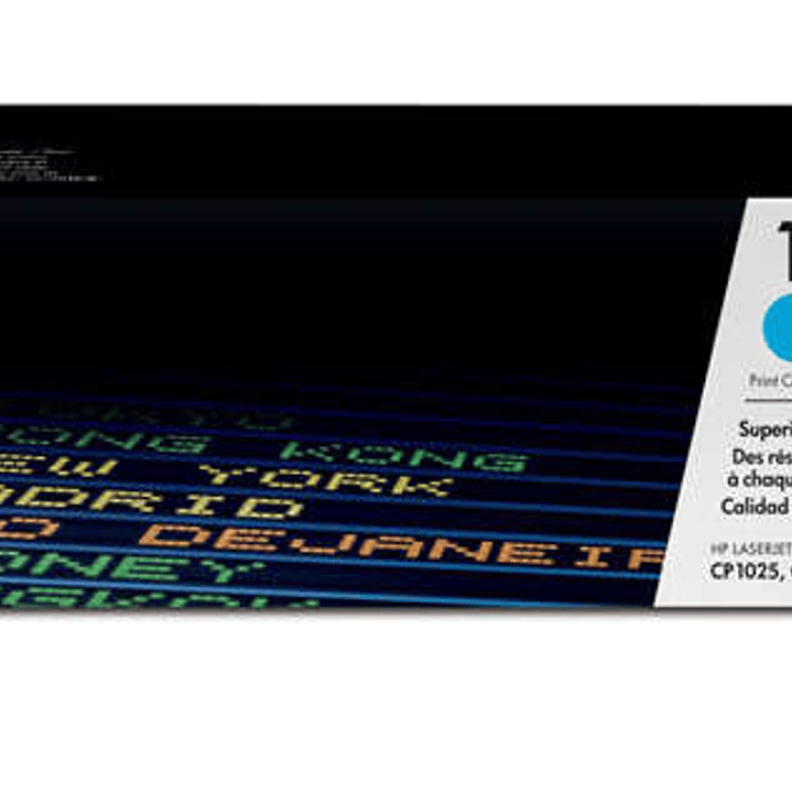 HP CE311A Cyan Cartucho de Toner Original - 126A 1