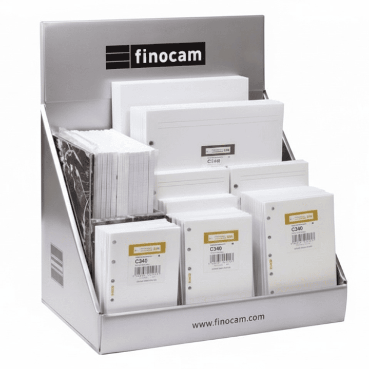 Finocam Expositor con 63 Recambios No Caducables para Agendas Open - Color Surtidos 1