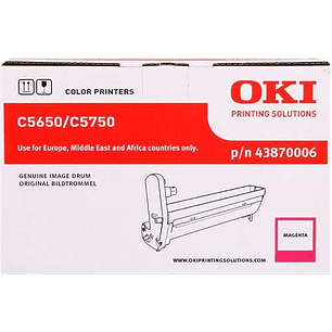 OKI C5650/C5750 Magenta Tambor de Imagen Original - 43870006 (Drum)