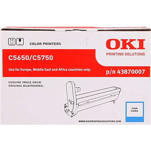 OKI C5650/C5750 Cyan Tambor de Imagen Original - 43870007 (Drum)