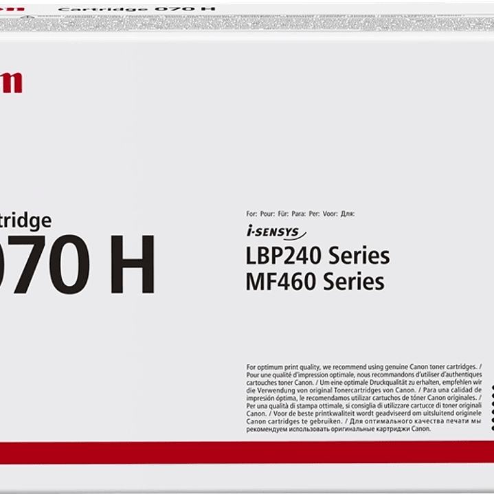 Canon 070H Negro Cartucho de Toner Original - 5640C002 1