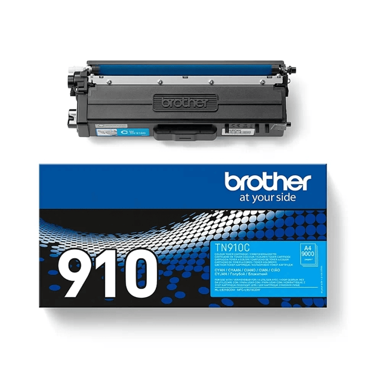 Brother TN910 Cyan Cartucho de Toner Original - TN910C 1