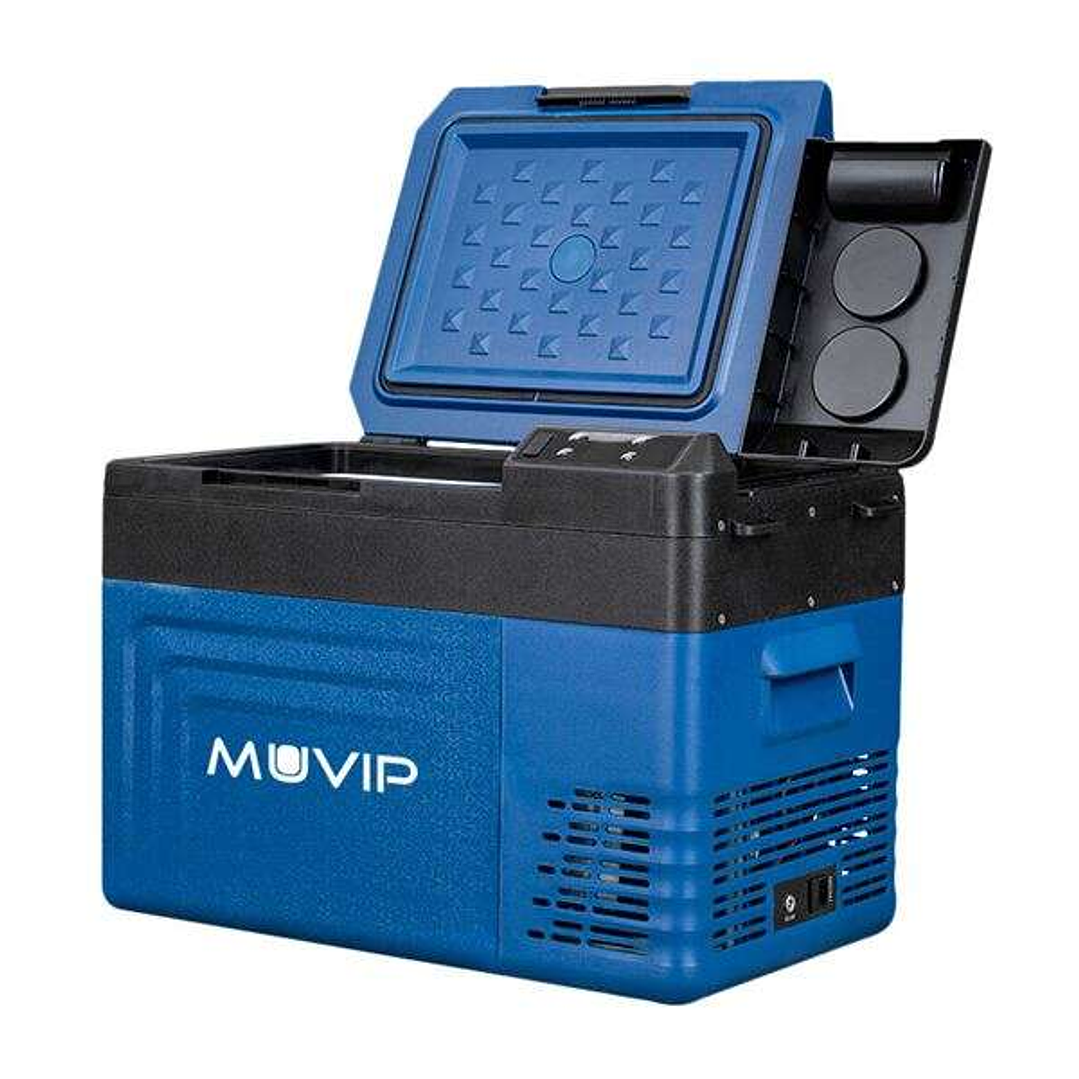 Muvip Nevera Compresor Portatil Blue 24 Litros - Asas de transporte - Compresor silencioso - Color Azul 1