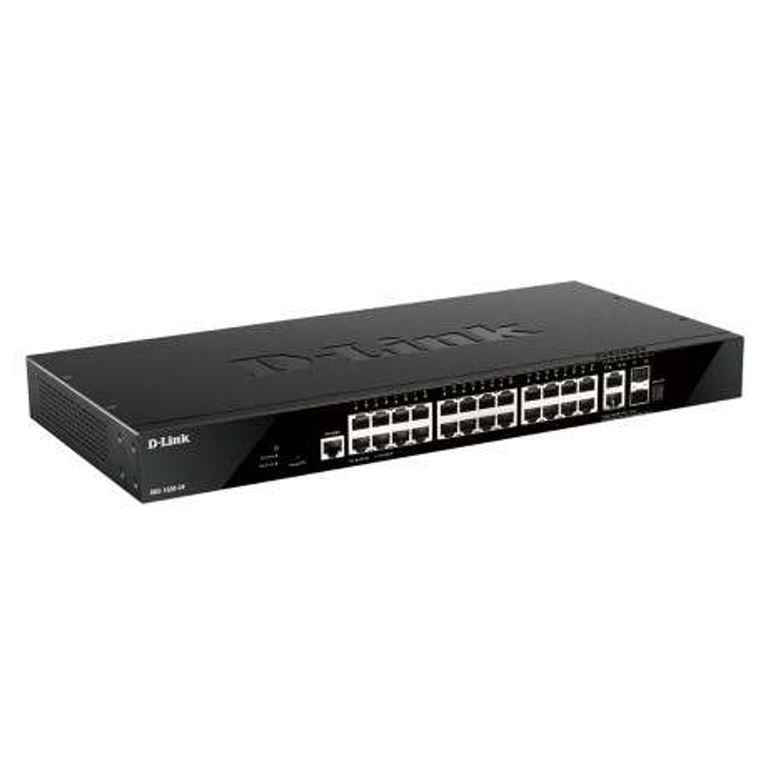 D-Link Switch Gestionado 24 Puertos GIGA + 2 Puertos 10G + 2 Puertos SFP 1