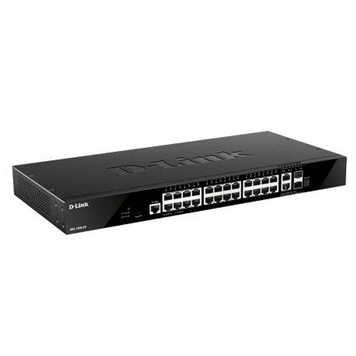 D-Link Switch Gestionado 24 Puertos GIGA + 2 Puertos 10G + 2 Puertos SFP 1