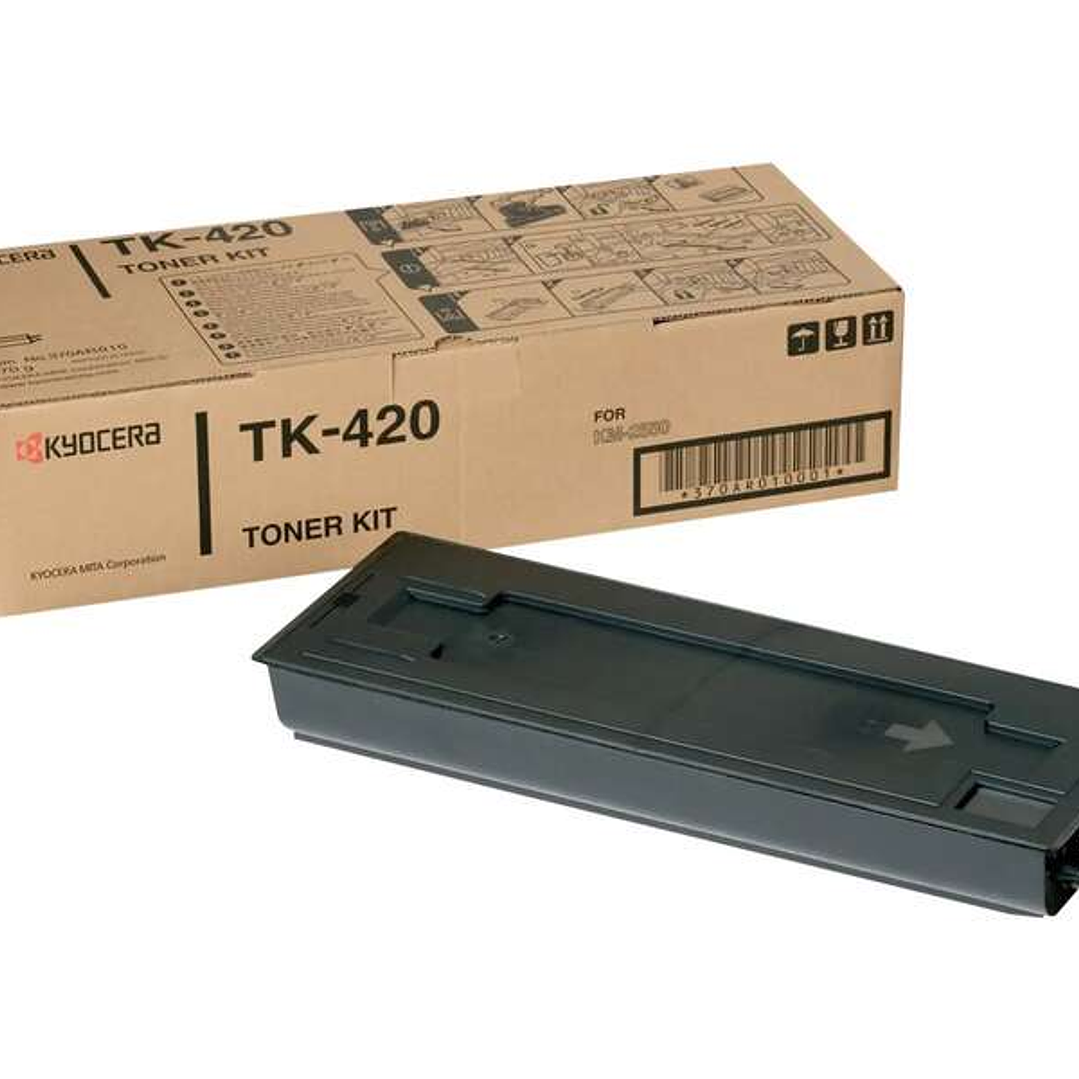 Kyocera TK420 Negro Cartucho de Toner Original - 370AR010 1