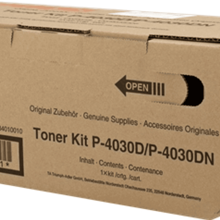 Utax P-4030D Negro Cartucho de Toner Original - 4434010010 1
