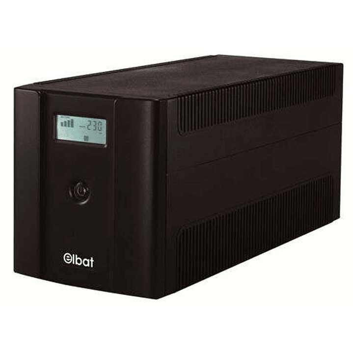 Elbat Delta SAI 1100VA USB - Pantalla LCD - 4x Shuckos - Estabilizador AVR - Funcion de Arranque en Frio 1