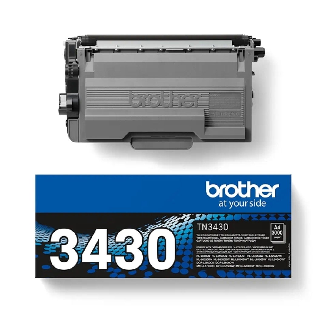 Brother TN3430 Negro Cartucho de Toner Original 1