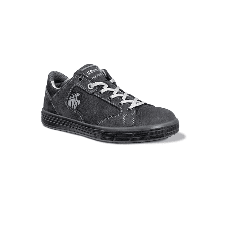 Upower King S Calzado de Seguridad Bajos - Talla 42 - Cuero Nubuck Natural, Hidrofugos, Puntal de Aluminio Antipinchazos, Suelas Antideslizantes, Prot 1