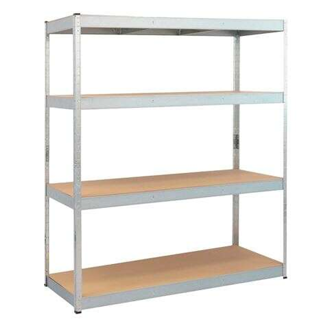 Blim Estanteria Galvanizada 4 Baldas Ajustables - Medidas 180x160x60cm - Peso Max. 600kg por Balda 1