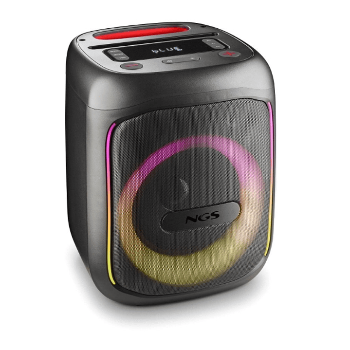 NGS Wild Swag Go Altavoz Portatil 80W TWS Bluetooth 5.0 - Autonomia hasta 10h - USB y Aux In - Iluminacion LED - Color Negro 1