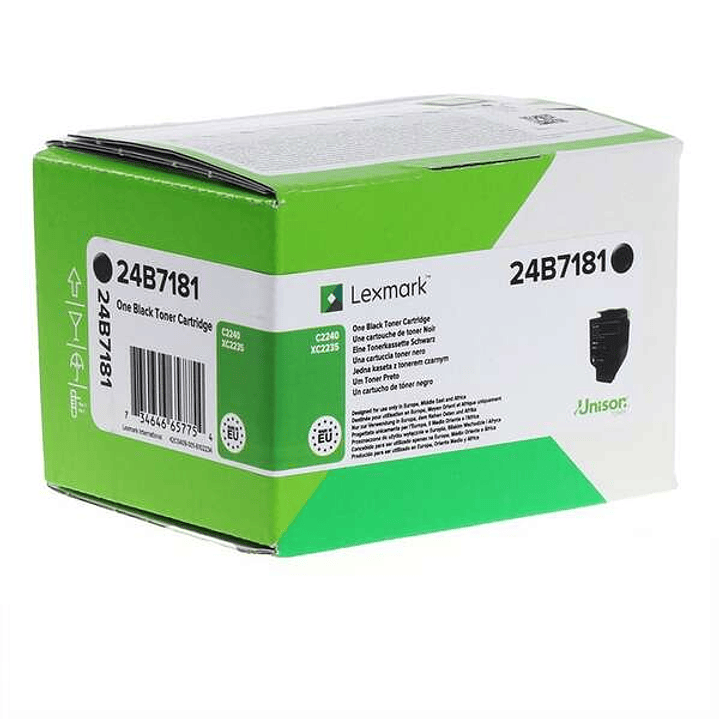 Lexmark C2240/XC2235 Negro Cartucho de Toner Original - 24B7181 1