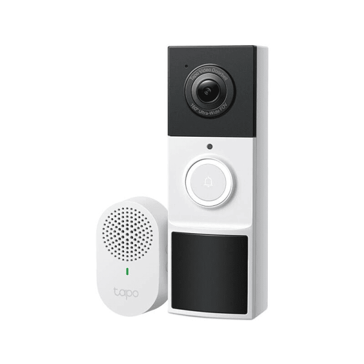 TP-Link Tapo D210 Timbre Inteligente con Video 2K 3MP - Vision Nocturna - Angulo de Vision de 160º - Deteccion y Notificaciones con IA - Sonido Bidire 1