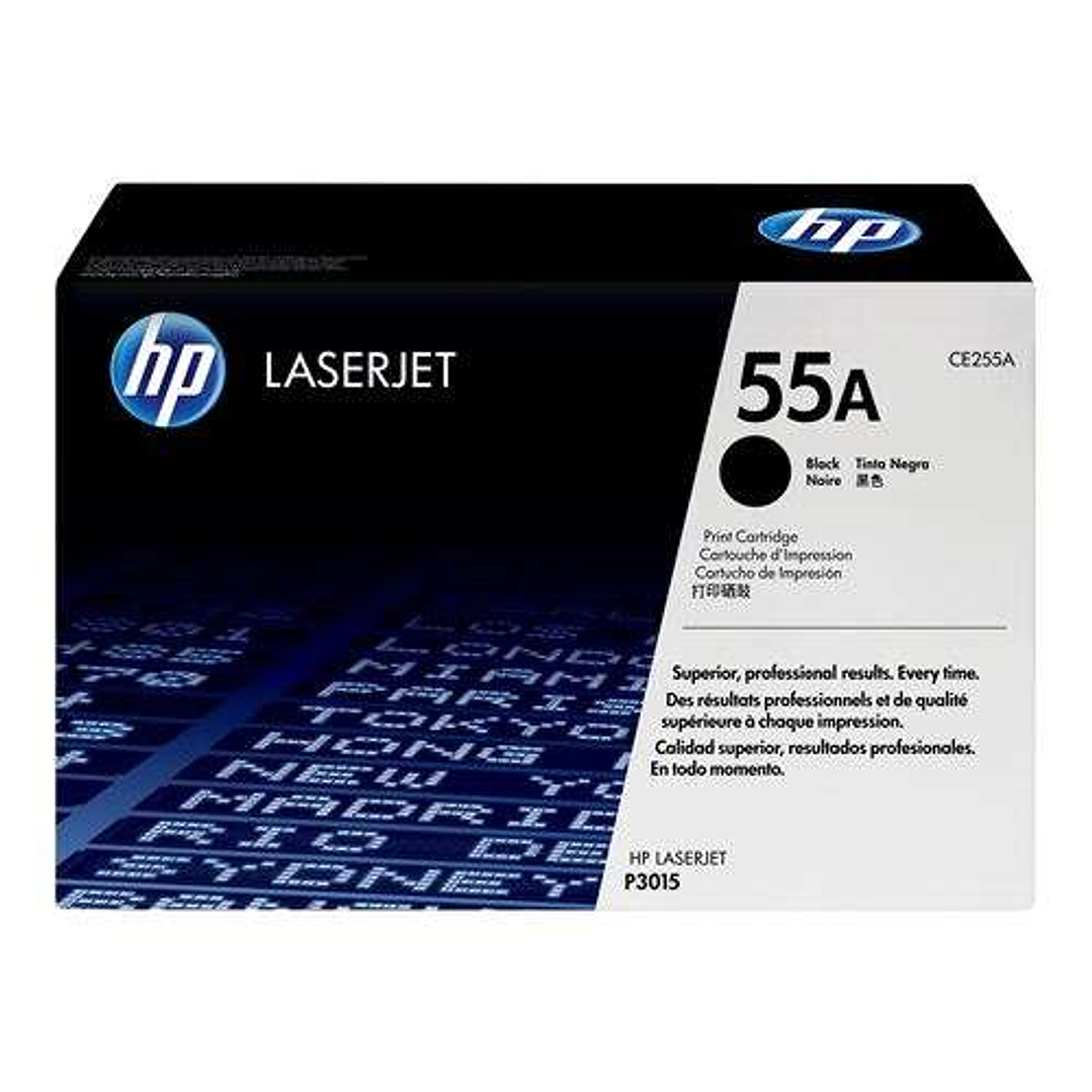 HP CE255A Negro Cartucho de Toner Original - 55A 1