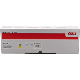 OKI C831/C841 Amarillo Cartucho de Toner Original - 44844505