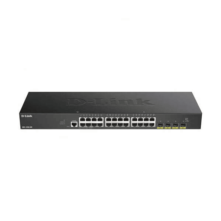 D-Link Switch Semiestionable 24 Puertos Gigabit + 4 Puertos 10G SFP+ 1